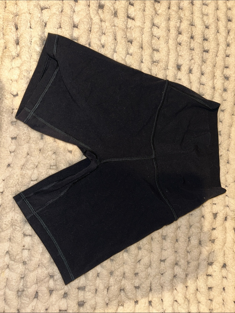 lululemon athletica Black High-Rise Bike Shorts